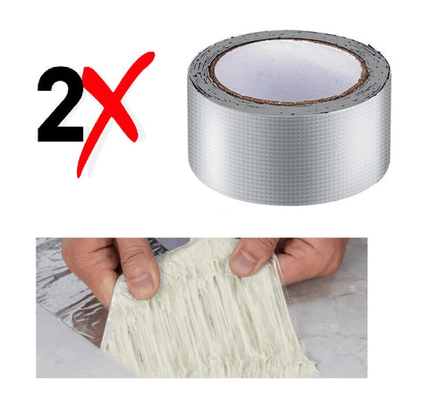 Set 2x Banda adeziva durabila tip folie, rezistenta la apa, aderenta sporita