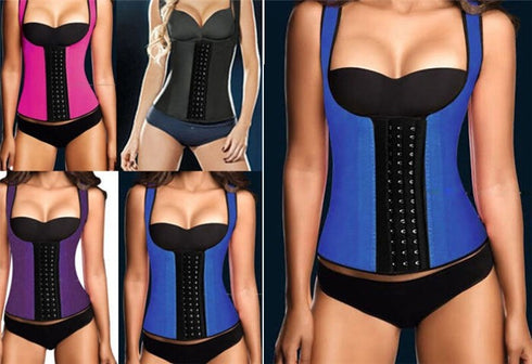 Corset talie de viespe, cu bretele, tip vesta