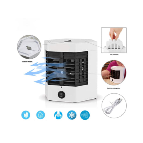 Mini Aer Condiționat Portabil Arctic Cool Ultra-Pro – Răcire Rapidă, 2 Viteze, Consum Redus 10W