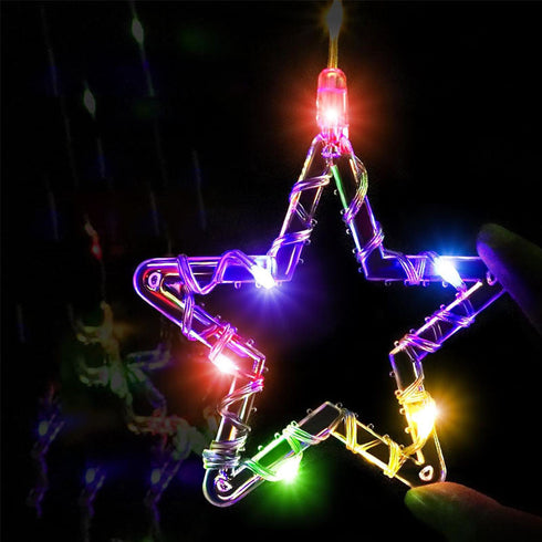 Instalatie Perdea cu Stele si Reni, Interconectabila