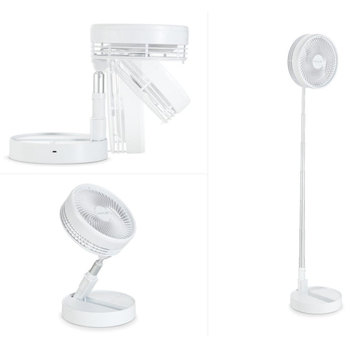 Ventilator Telescopic, 4 Viteze, Înclinare 180°, Baterie Reîncărcabilă