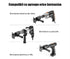 Adaptor tip fierăstrău sabie pentru bormașină, 3 lame incluse