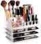 Organizator de cosmetice cu 4 sertare si compartimente multiple