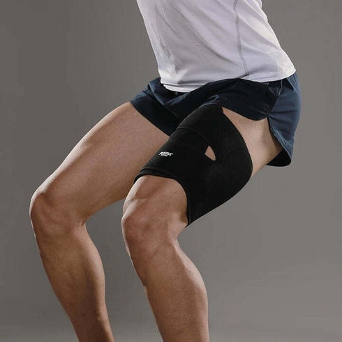 Orteza pentru Coapsă - Suport de Compresie din Neopren la Nivelul Coapsei Superioare pentru Susținerea Cvadricepsului și Hamstring-ului