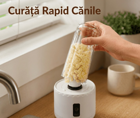 Perie Electrică pentru Curățarea Sticlelor și Paharelor