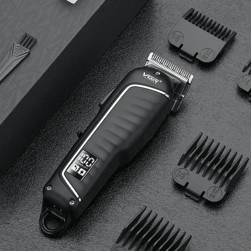 Masina de tuns profesionala cu acumulator, VGR V-683, afisaj LED, 4 gratare