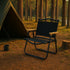 Set 2 scaune metalice pliabile pentru gradina, camping sau plaja