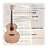 Chitara Clasica pentru Copii, Marime Medie 21", 4 Corzi, Lemn