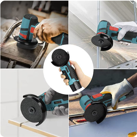 Polizor unghiular electric portabil, 2 Acumulatori 36V