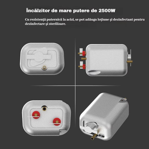 Aparat de curatat cu abur, 4 accesorii incluse, 2500W