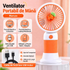 Mini Ventilator Portabil cu Suport, Reîncărcabil USB – Silențios, 3 Viteze, Design Compact