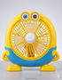 Ventilator de Birou pentru Copii cu Design Cartoon – Reîncărcabil USB, 3 Viteze, Compact și Silențios