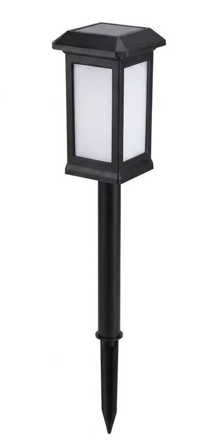 Set 2 Felinare Solare de Grădină cu LED, Impermeabil IP65, Senzor Crepuscular, Lumină Caldă