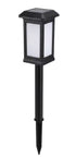 Set 2 Felinare Solare de Grădină cu LED, Impermeabil IP65, Senzor Crepuscular, Lumină Caldă