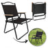 Set 2 scaune metalice pliabile pentru gradina, camping sau plaja