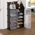 Dulap Modular pentru Încălțăminte cu Uși și Cuier Anti-Praf – Organizator Modern pentru Hol, 85 x 32 x 95.5 cm