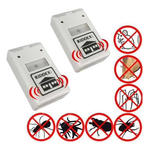 Set 2 Aparate cu Ultrasunete si Unde Electromagnetice Impotriva Rozatoarelor si Insectelor
