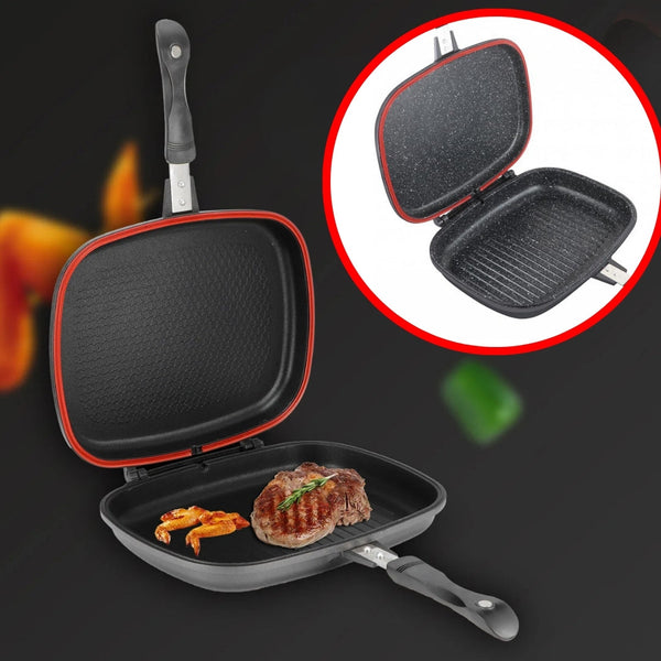 Tigaie Dublă cu Suprafață Anti-Aderentă