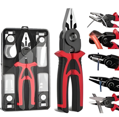 Set Clește 5 in 1 Multifunctional din Otel