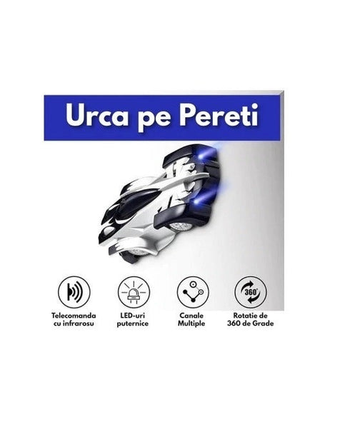 Masinuta Anti-Gravitatie care merge pe tavan, Wall Climber