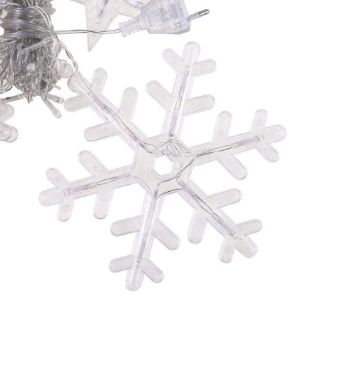 Instalatie Perdea cu Fulgi si Stele, Interconectabila