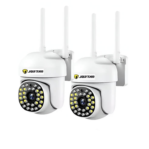 Set X2 Camera supraveghere WIFI, interior/exterior, Rotativa, Cu Detectare Miscare 360