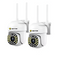 Set X2 Camera supraveghere WIFI, interior/exterior, Rotativa, Cu Detectare Miscare 360
