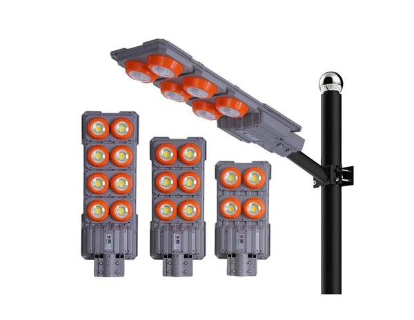 Lampă Solară Stradală Exterior cu Senzor de Miscare și Telecomandă – 400W / 600W