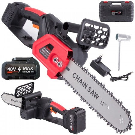 Drujbă Electrică 12" cu 2 Acumulatori 48V