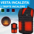 Vestă încălzită, electrică, slim fit, pentru copii