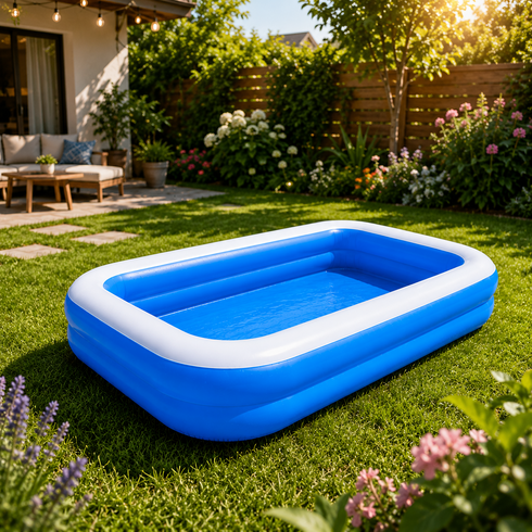 Piscină Gonflabilă pentru Curte și Grădină – Dimensiune 200x120x40 cm
