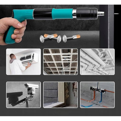 Pistol manual pentru fixarea cuielor in beton, perete, lemn