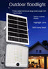 Proiector Solar LED Exterior cu Panou Separat și Senzor de Mișcare – 400W / 600W