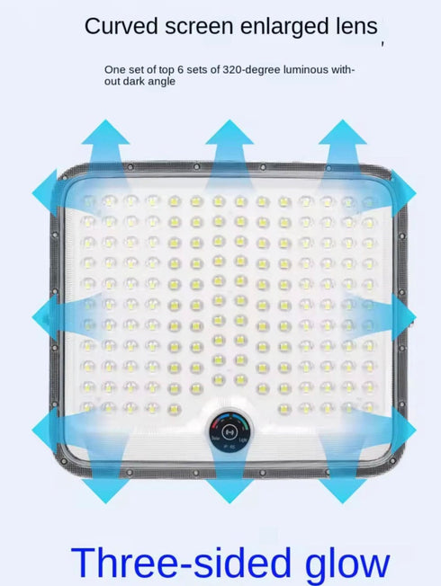 Proiector Solar LED Exterior cu Panou Separat și Senzor de Mișcare – 400W / 600W
