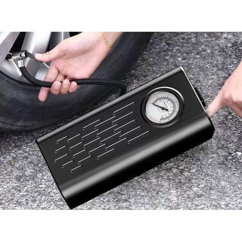 Pompă electrică pentru anvelope, fără fir, 2400 mAh – umflare rapidă oriunde