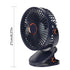 Ventilator Reîncărcabil cu Clemă – 5 Viteze, Baterie 2400mAh, LED Integrat