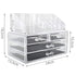 Organizator de cosmetice cu 4 sertare si compartimente multiple