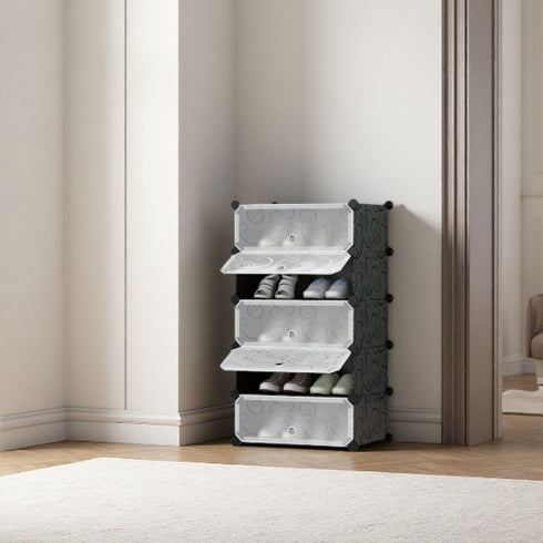Organizator Pantofi cu 5 Uși – Pantofar Modular pentru Hol, Dormitor sau Dressing
