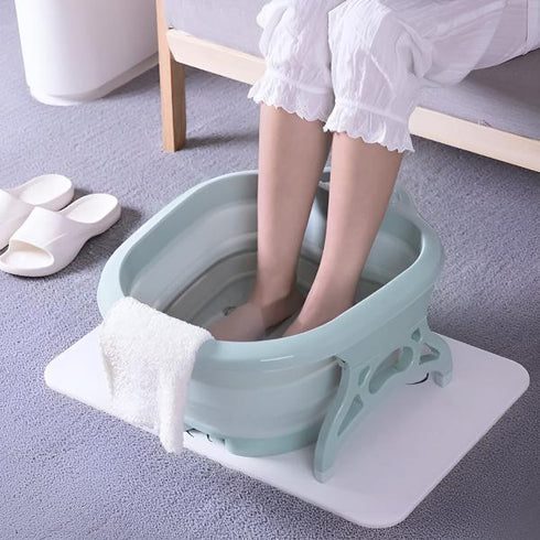 Cada pliabila pentru masaj, cu rol incorporate