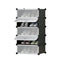 Organizator Pantofi cu 5 Uși – Pantofar Modular pentru Hol, Dormitor sau Dressing