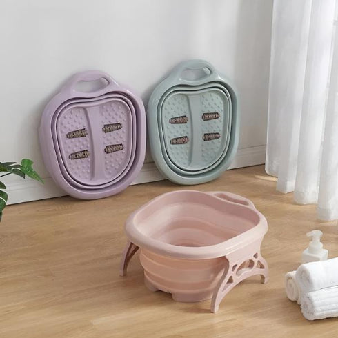 Cada pliabila pentru masaj, cu rol incorporate