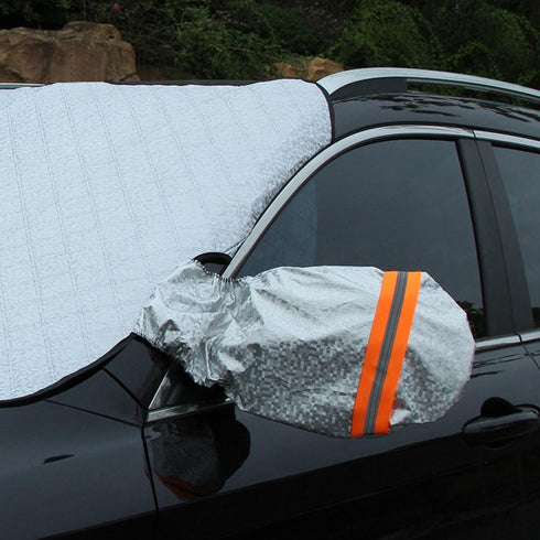 Husa pentru parbriz si oglinzi cu protectie impotriva inghetului sau razelor solare, 140x105