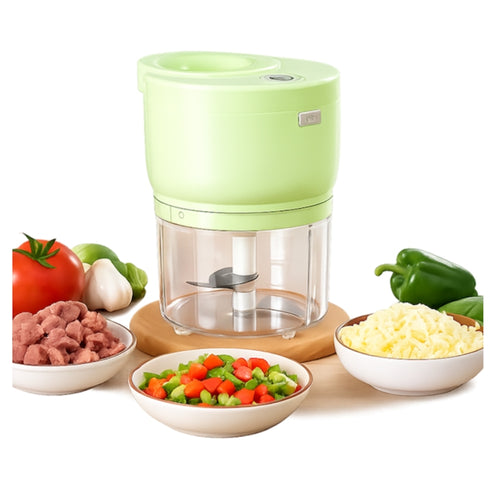 Tocător Electric pentru Legume și Carne – 500ML, USB Reîncărcabil