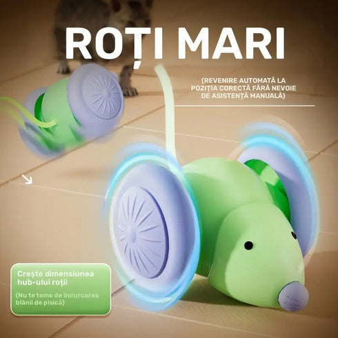 Jucarie pisici Smart, soricel interactiv automat
