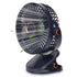 Ventilator Reîncărcabil cu Clemă – 5 Viteze, Baterie 2400mAh, LED Integrat