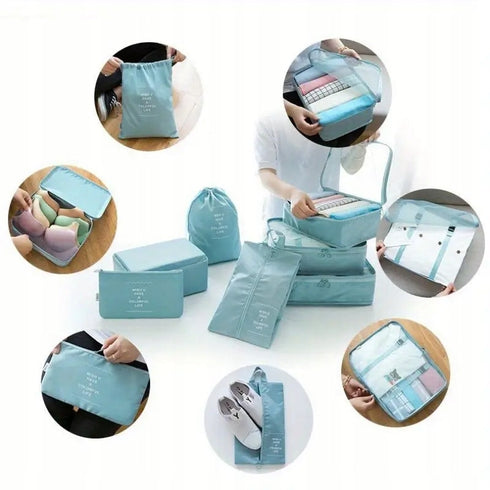 Set 7 organizatoare pentru Calatorie, Waterproof