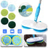 Mop electric, fără fir, rotativ, 2 tampoane din microfibra, 40W