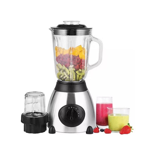 Blender 2 in 1, Putere 2200W, 5 Viteze, Recipient Sticla 1.5 Litri