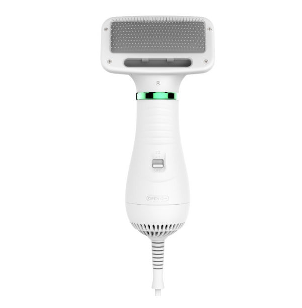 Perie cu feon 2 in 1 pentru animale, functie uscator de par