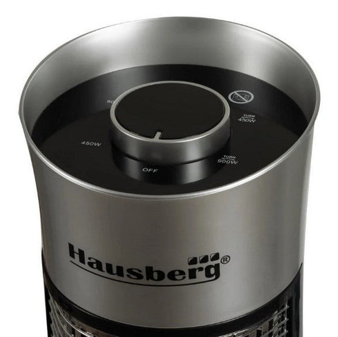 Radiator electric din fibra carbon Hausberg HB 8750, 900 W, 2 nivele de putere